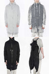 BORIS BIDJAN SABERI long coat AW22 ZIPPER3.1 FWT00005 black cashmere + cotton